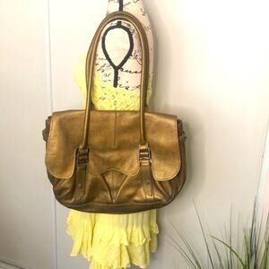 Radley London Gold Pebbled Leather Tote